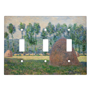 Claude Monet - Haystacks near Giverny Light Switch Cover