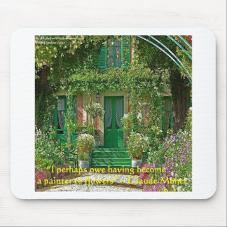 Claude Monet Home & Quote Gifts Cards & Tees Mouse Pad