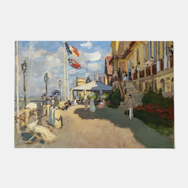 Claude Monet - Hotel des Roches Noires, Trouville  Doormat (Front)