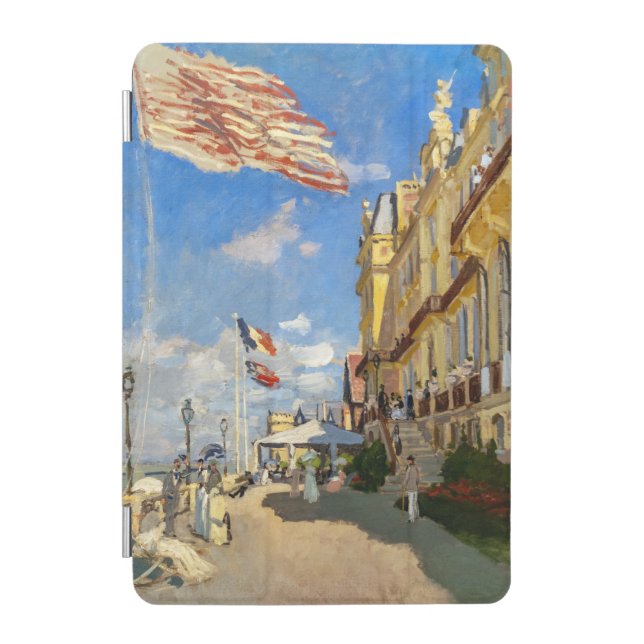 Claude Monet - Hotel des Roches Noires, Trouville iPad Mini Cover (Front)