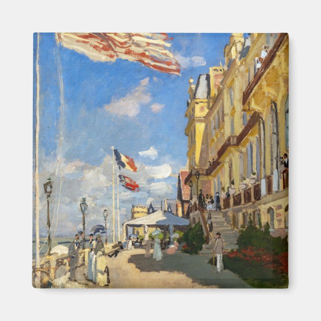 Claude Monet - Hotel des Roches Noires, Trouville Magnet (Front)