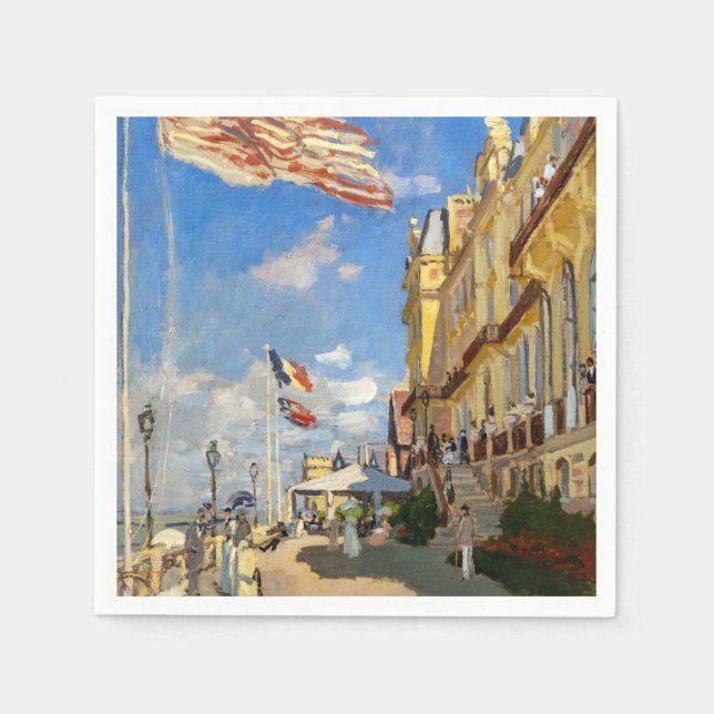 Claude Monet - Hotel des Roches Noires, Trouville Napkins (Front)