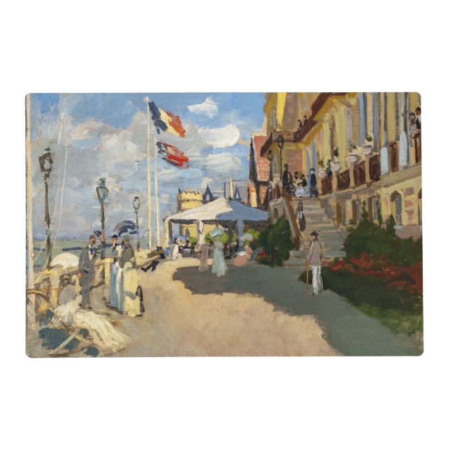 Claude Monet - Hotel des Roches Noires, Trouville Placemat (Front)