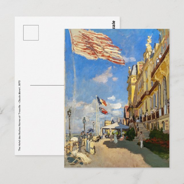 Claude Monet - Hotel des Roches Noires, Trouville Postcard (Front/Back)