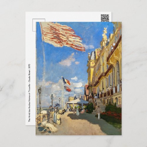 Claude Monet _ Hotel des Roches Noires Trouville Postcard