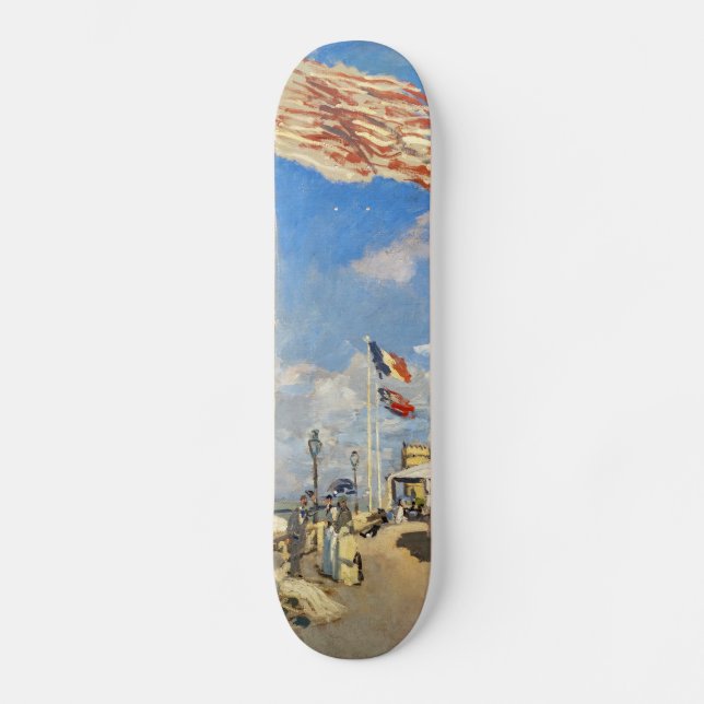 Claude Monet - Hotel des Roches Noires, Trouville  Skateboard (Front)