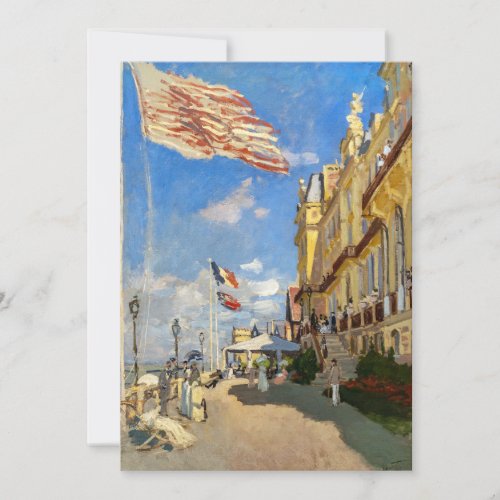 Claude Monet _ Hotel des Roches Noires Trouville Thank You Card