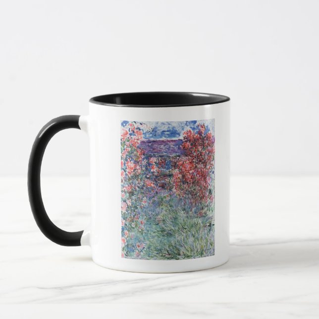 Claude Monet | House at Giverny under the Roses Mug (Left)
