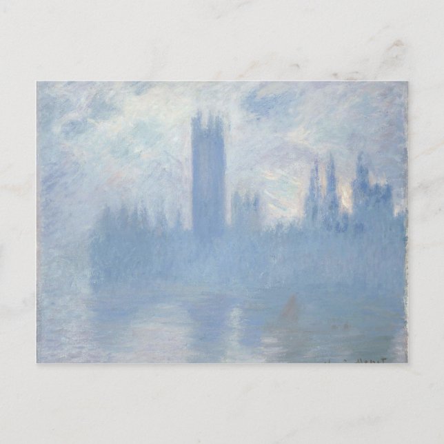 Claude Monet - Houses of Parliament London Art Postcard (Front)