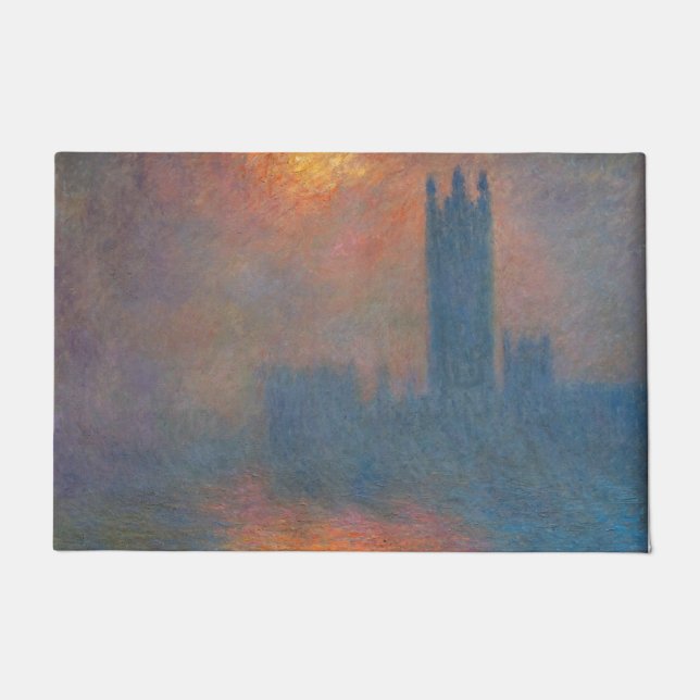 Claude Monet - Houses of Parliament London Doormat (Front)
