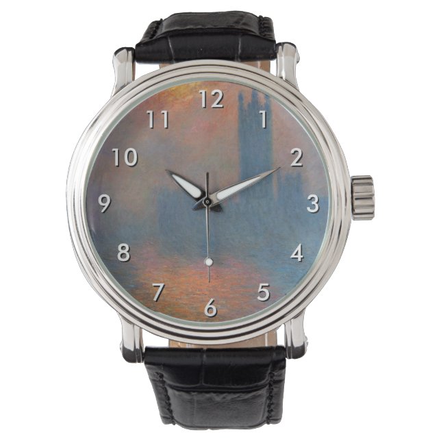 Claude Monet - Houses of Parliament London Watch (Front)