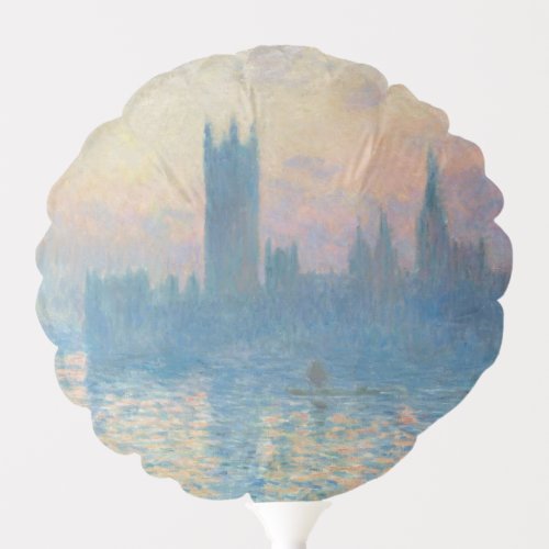 Claude Monet Houses of Parliament Sunset Balloon