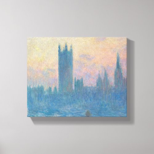 Claude Monet Houses of Parliament Sunset Canvas Print
