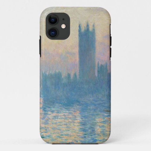 Claude Monet Houses of Parliament Sunset iPhone 11 Case