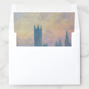 Claude Monet Houses of Parliament Sunset Envelope Liner