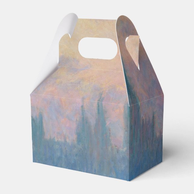 Claude Monet Houses of Parliament Sunset Favor Boxes (Front Side)