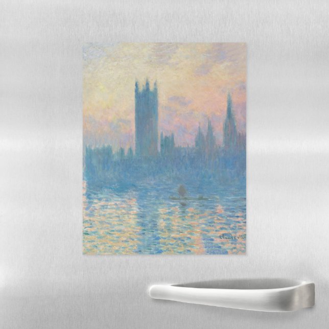 Claude Monet Houses of Parliament Sunset Magnetic Dry Erase Sheet (In Situ)