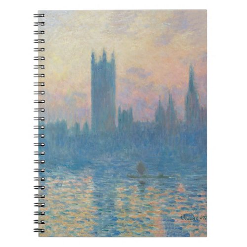 Claude Monet Houses of Parliament Sunset Notebook