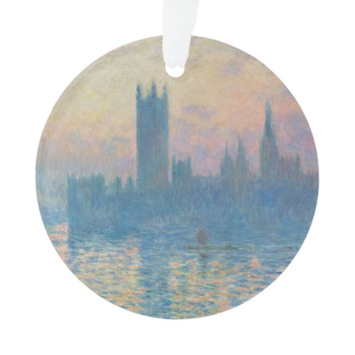 Claude Monet Houses of Parliament Sunset Ornament