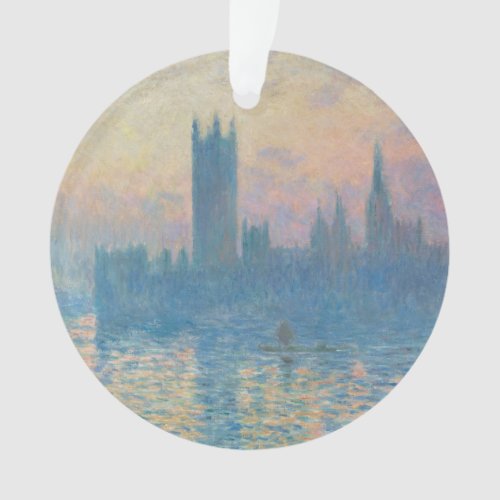 Claude Monet Houses of Parliament Sunset Ornament