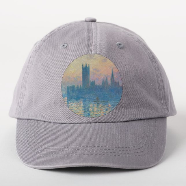 Claude Monet Houses of Parliament Sunset Patch (On Headwear)