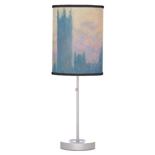 Claude Monet Houses of Parliament Sunset Table Lamp
