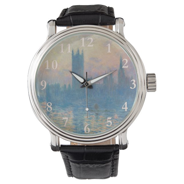 Claude Monet Houses of Parliament Sunset Watch (Front)