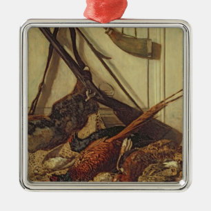Claude Monet Hunting Trophies, 1862 Metal Ornament
