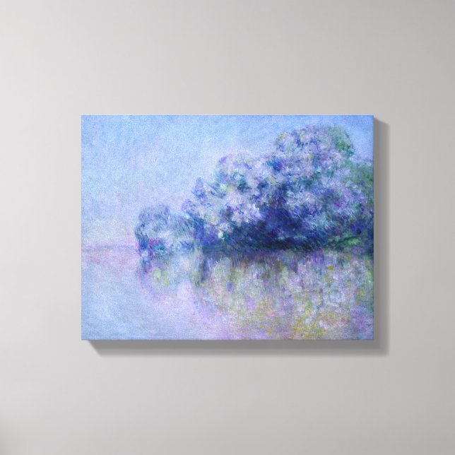 Claude Monet Île aux Orties near Vernon Canvas Print (Front)