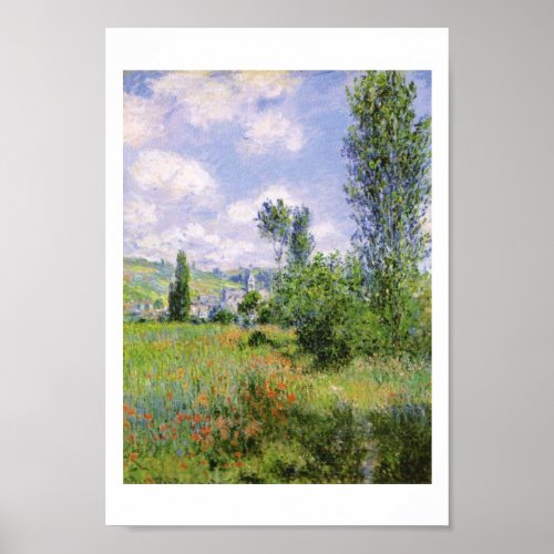 Claude Monet Ile Saint Martin Vetheuil Poster