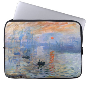 Claude Monet Impression Sunrise 1872 Harbor Art Laptop Sleeve