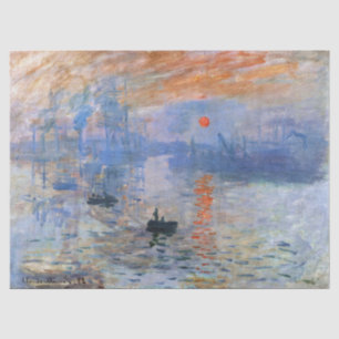 Claude Monet Impression Sunrise 1872 Harbor Art Tissue Paper