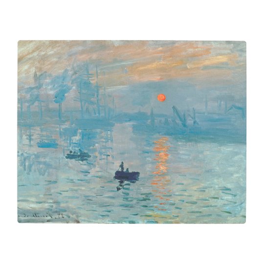 history of monet impression sunrise 1872