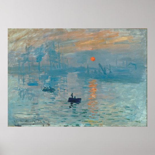Claude Monet Impression Sunrise 1872