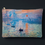 Claude Monet - Impression, Sunrise Accessory Pouch<br><div class="desc">Impression,  Sunrise (Impression,  Soleil levant) - Claude Monet,  Oil on canvas,  1872

Impression,  Sunrise depicts the port of Le Havre,  Monet's hometown.</div>
