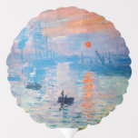 Claude Monet - Impression, Sunrise Balloon<br><div class="desc">Impression,  Sunrise (Impression,  Soleil levant) - Claude Monet,  Oil on canvas,  1872

Impression,  Sunrise depicts the port of Le Havre,  Monet's hometown.</div>