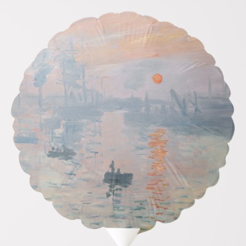 Claude Monet _ Impression Sunrise Balloon