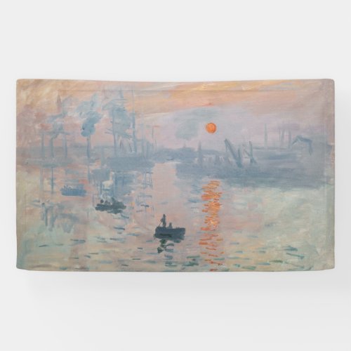 Claude Monet _ Impression Sunrise Banner