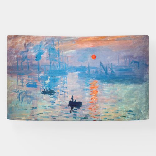 Claude Monet _ Impression Sunrise Banner