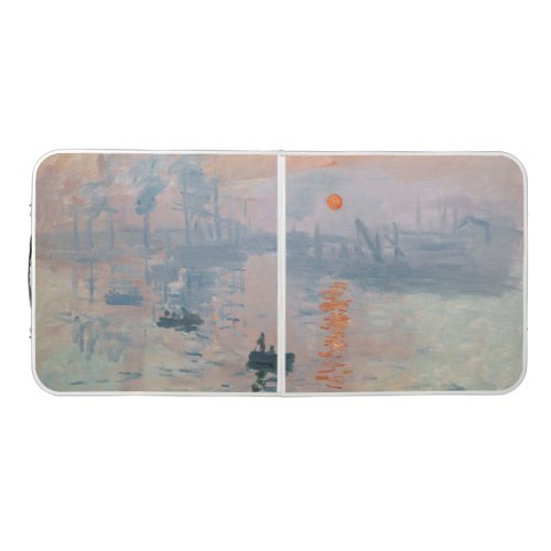 Claude Monet _ Impression Sunrise Beer Pong Table
