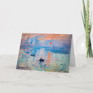Claude Monet - Impression, Sunrise Card