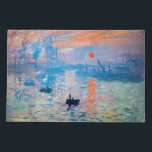 Claude Monet - Impression, Sunrise Doormat<br><div class="desc">Impression,  Sunrise (Impression,  Soleil levant) - Claude Monet,  Oil on canvas,  1872

Impression,  Sunrise depicts the port of Le Havre,  Monet's hometown.</div>