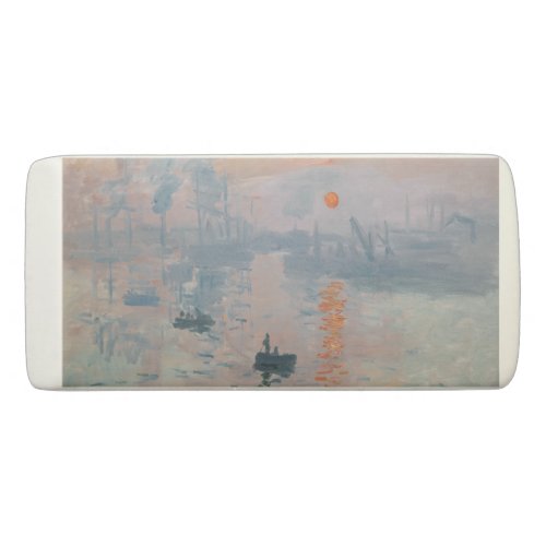 Claude Monet _ Impression Sunrise Eraser