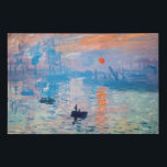 Claude Monet - Impression, Sunrise Faux Canvas Print<br><div class="desc">Impression,  Sunrise (Impression,  Soleil levant) - Claude Monet,  Oil on canvas,  1872

Impression,  Sunrise depicts the port of Le Havre,  Monet's hometown.</div>