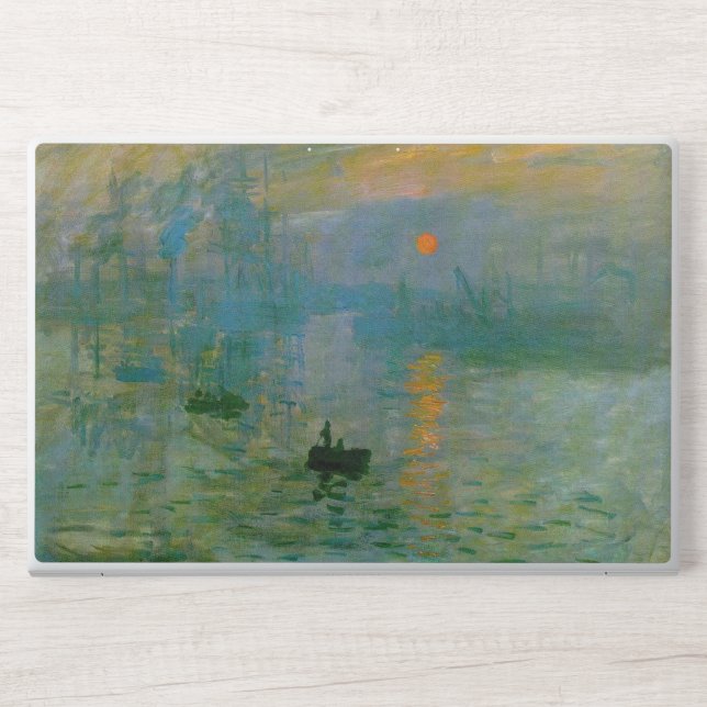 Claude Monet Impression Sunrise Fine Art HP Laptop Skin (Front)