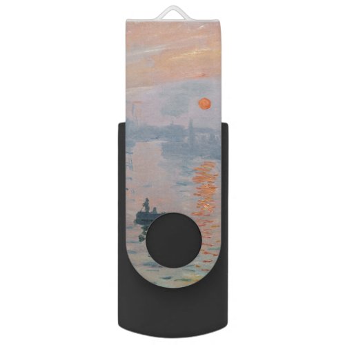Claude Monet _ Impression Sunrise Flash Drive