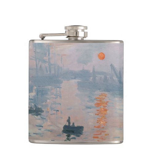 Claude Monet _ Impression Sunrise Flask