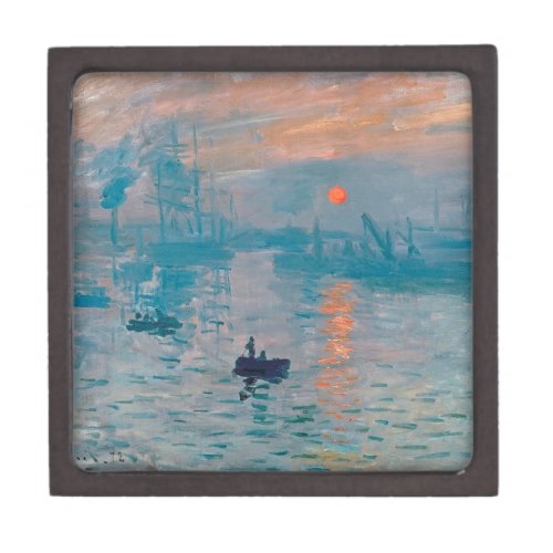 Claude Monet Impression Sunrise French Gift Box