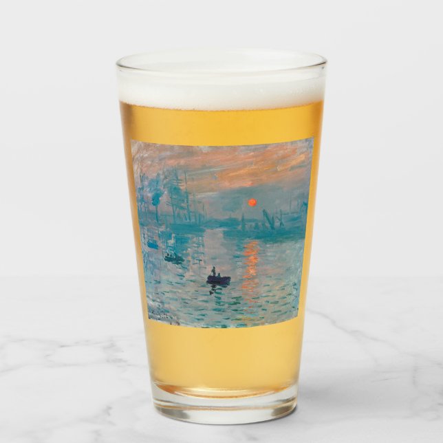 Claude Monet Impression Sunrise French Glass (Front Filled)