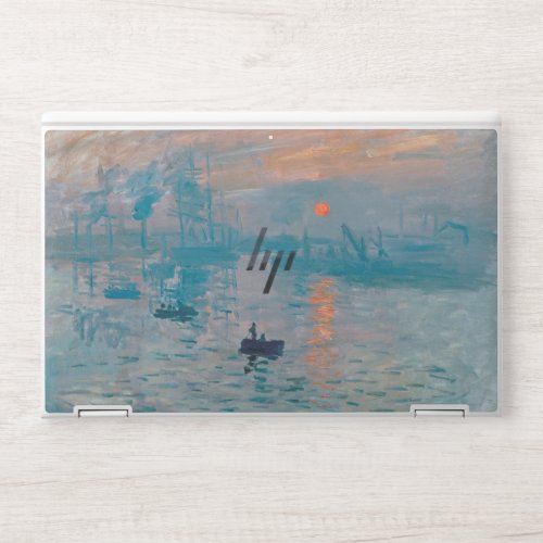 Claude Monet Impression Sunrise French HP Laptop Skin